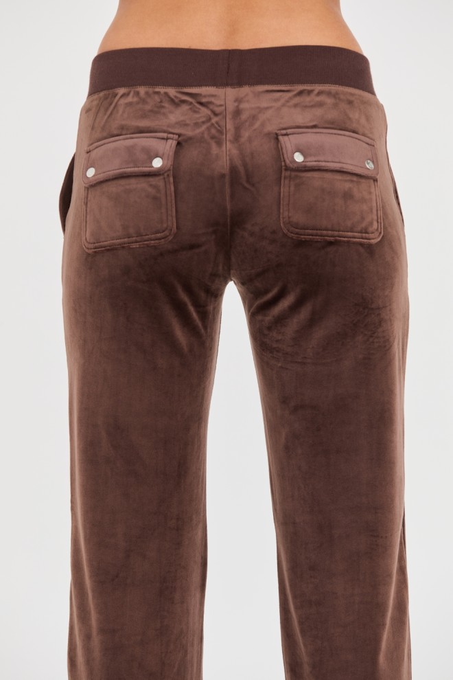 Pantaloni cu buzunar Del Ray pentru femei, maro JUICY COUTURE 