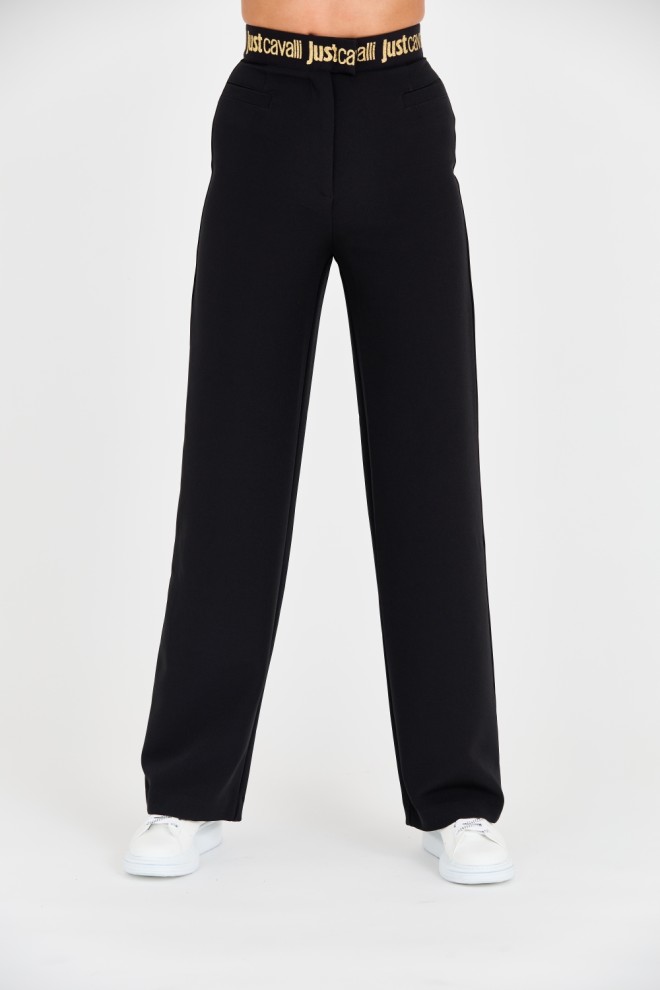 JUST CAVALLI Black HW Pants