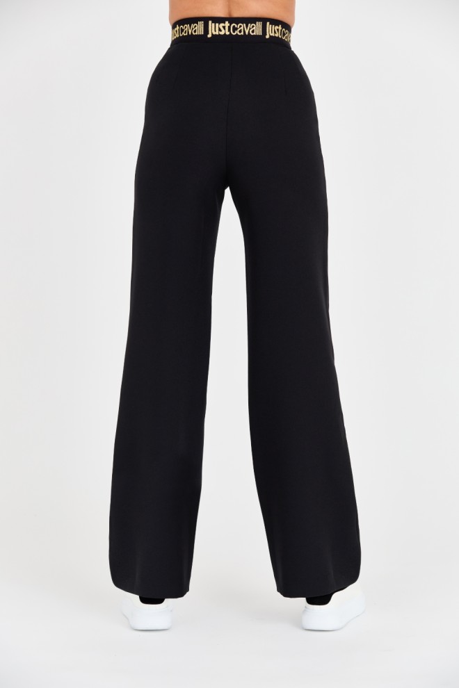 JUST CAVALLI Black HW Pants