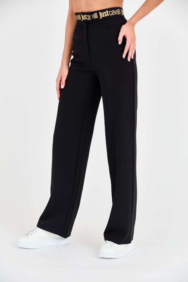 JUST CAVALLI Black HW Pants