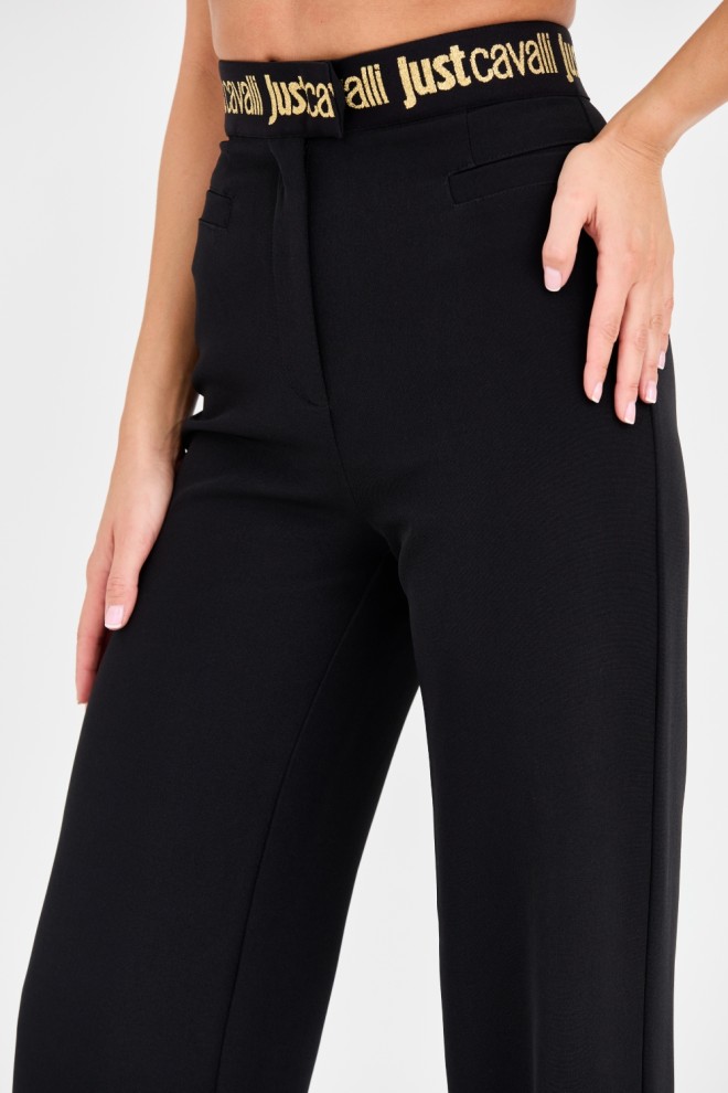 JUST CAVALLI Black HW Pants