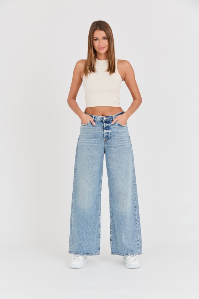 7 FOR ALL MANKIND Blue Zoey Jeans