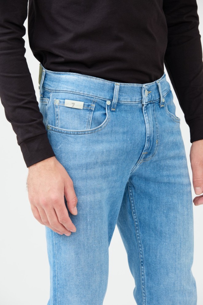 7 FOR ALL MANKIND Blue Men's Slimmy Tapered Jeans