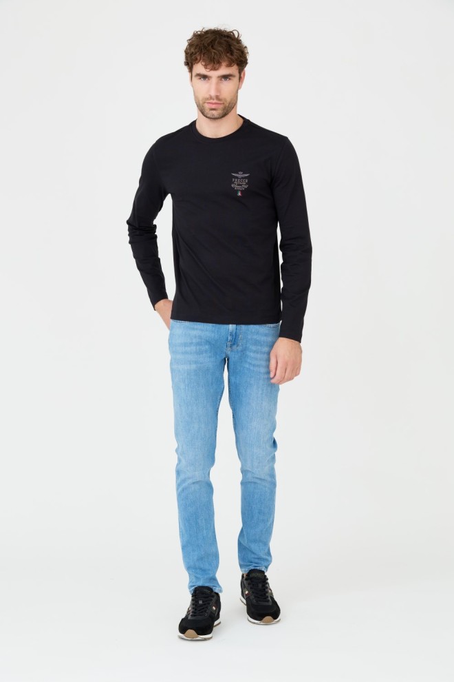 7 FOR ALL MANKIND Blue Slimmy Tapered Jeans