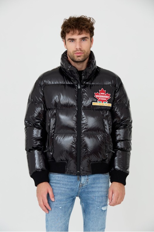 DSQUARED2 Jachetă neagră cu...