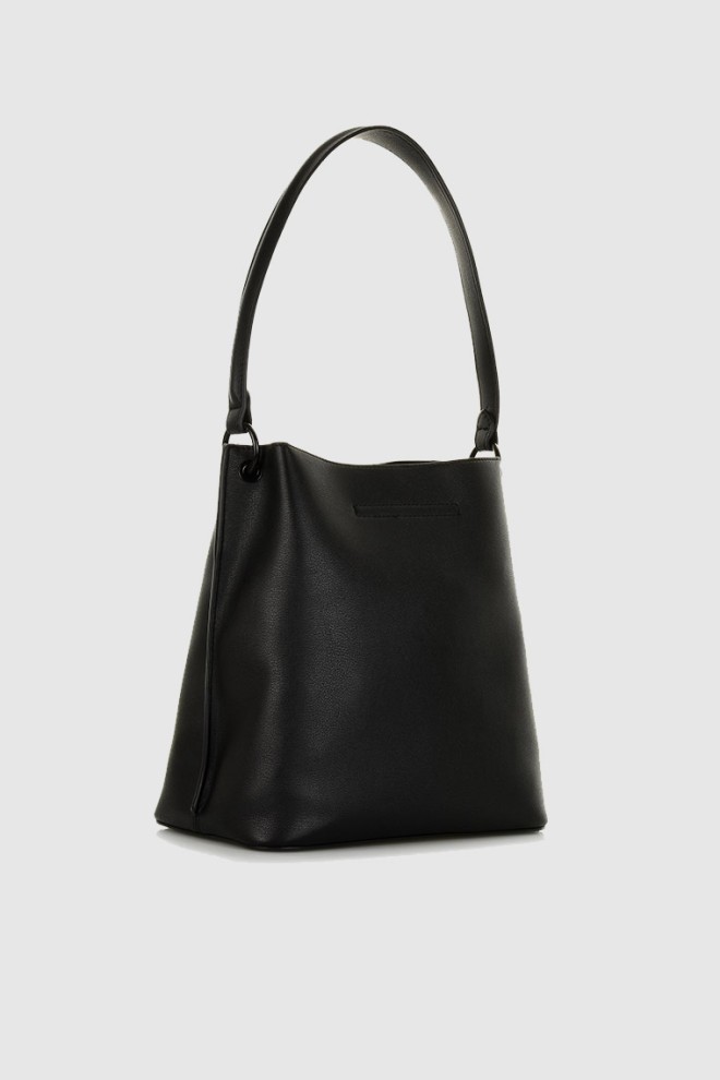 VALENTINO Black basmati bucket bag