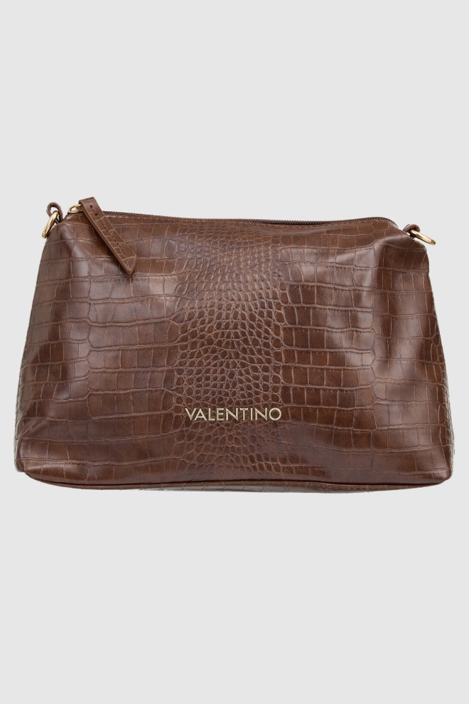 VALENTINO Brown Wool Handbag