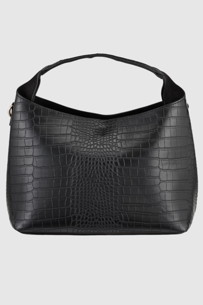 VALENTINO Geantă mică din lână neagră