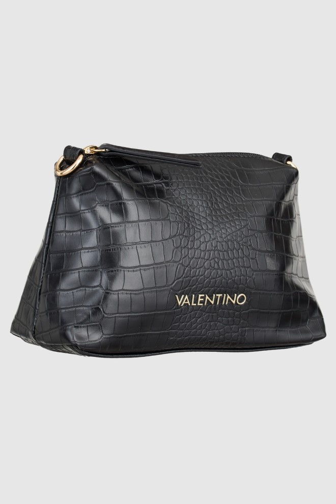 VALENTINO Small Black Wool Handbag