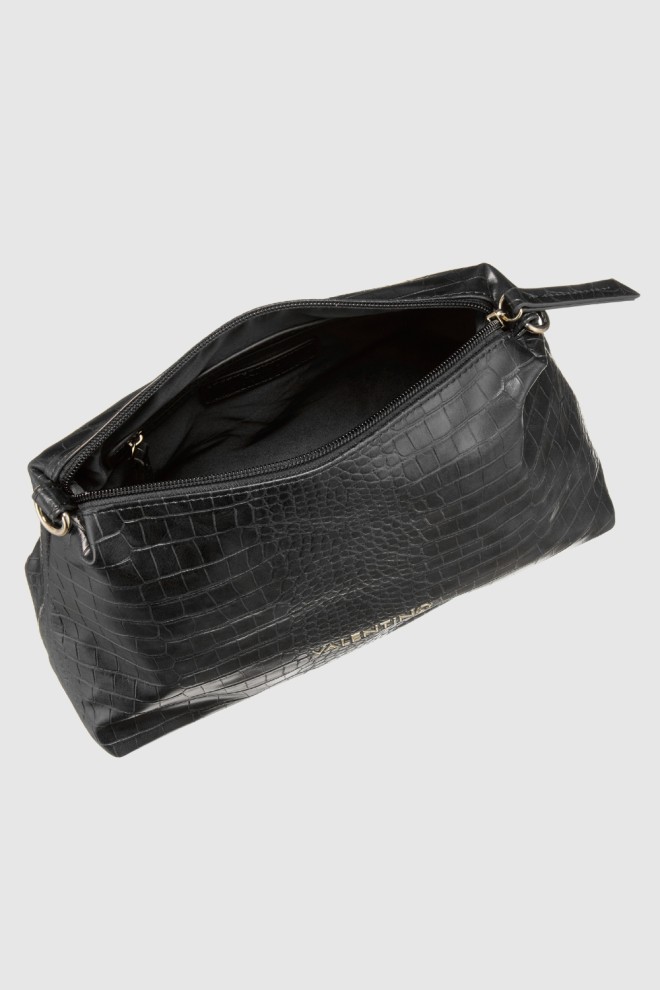 VALENTINO Geantă mică din lână neagră