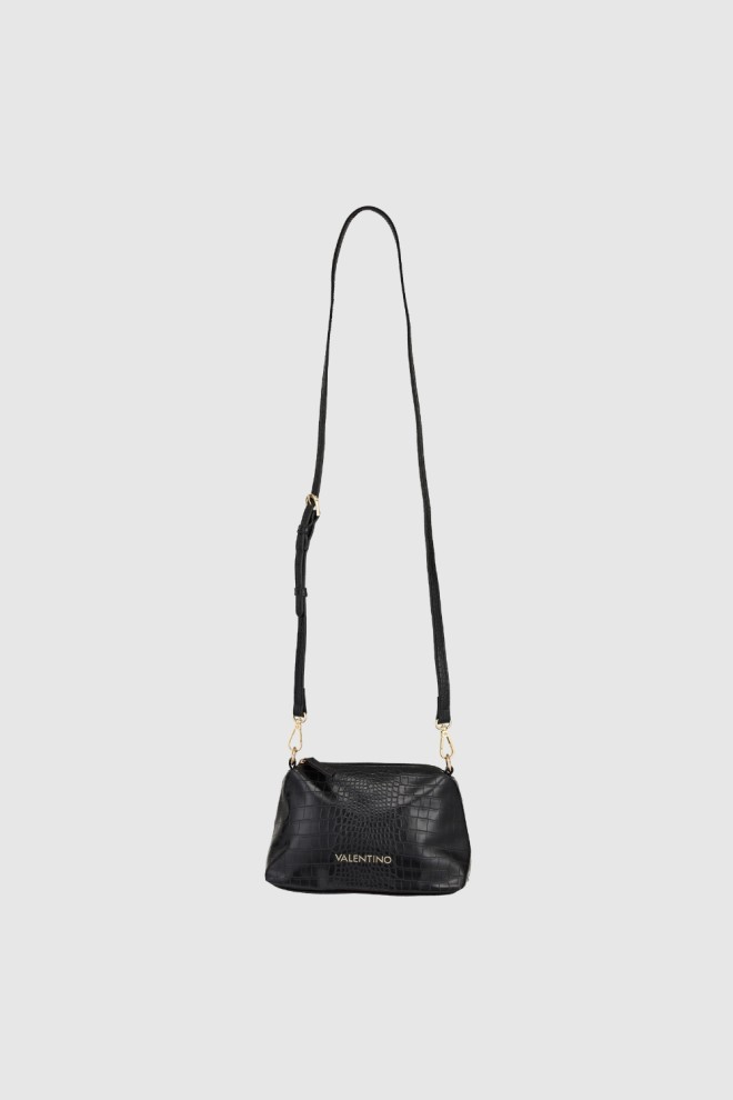 VALENTINO Small Black Wool Handbag