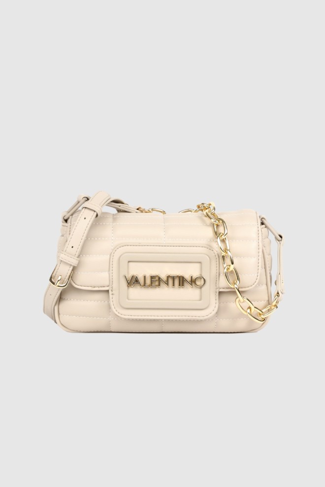 VALENTINO Small ecru Quilt handbag