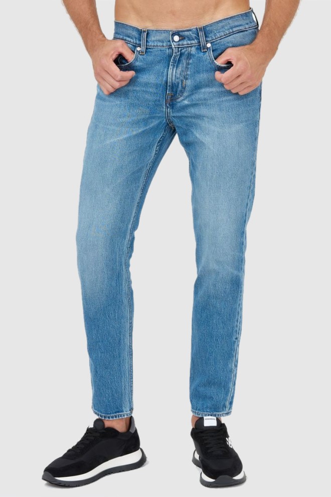 7 FOR ALL MANKIND Blugi SLIMMY TAPERED SPECIAL EDITION LAID BACK pentru bărbați