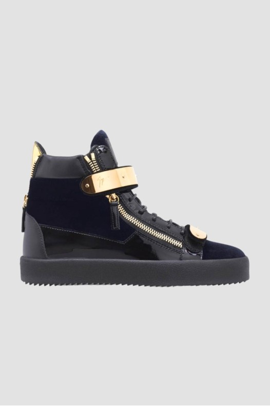 GIUSEPPE ZANOTTI navy blue...