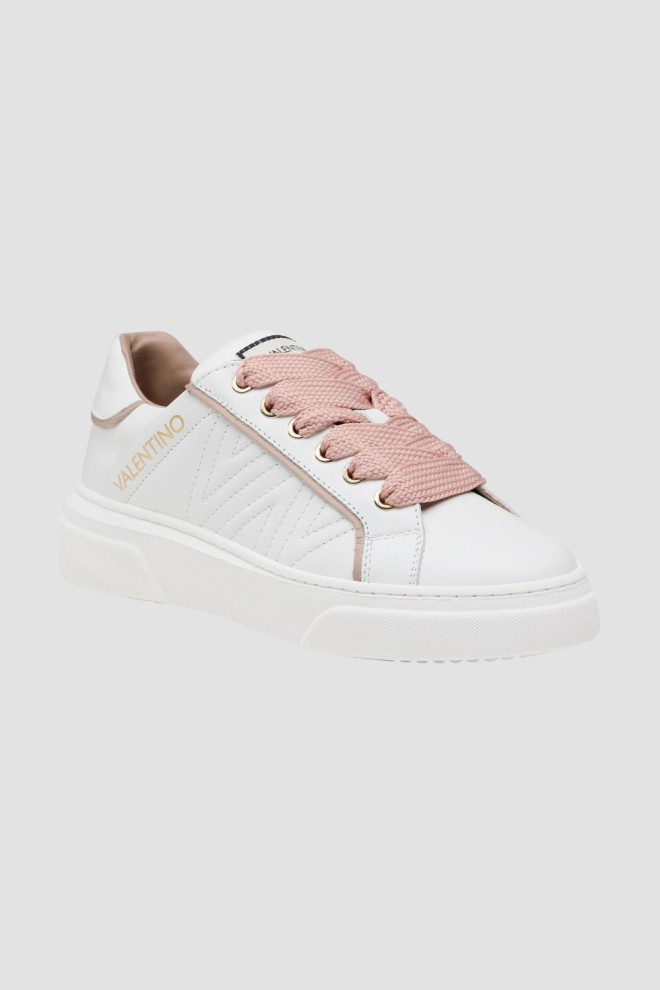 VALENTINO White Stan S Sneaker Lace-Up Shoes