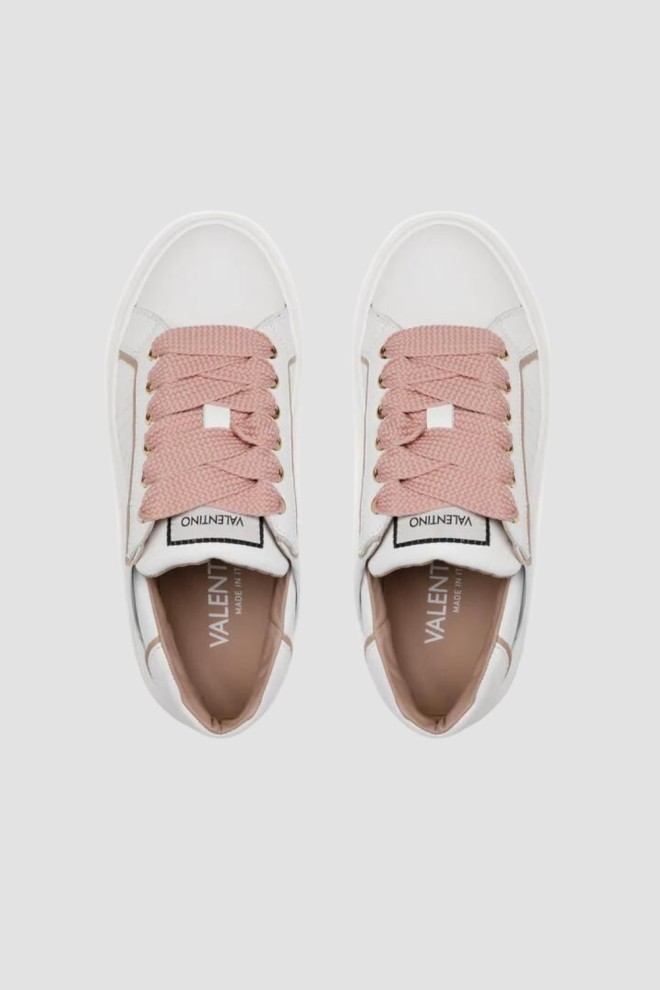 VALENTINO Alb Stan S Sneaker Lace-Up Pantofi