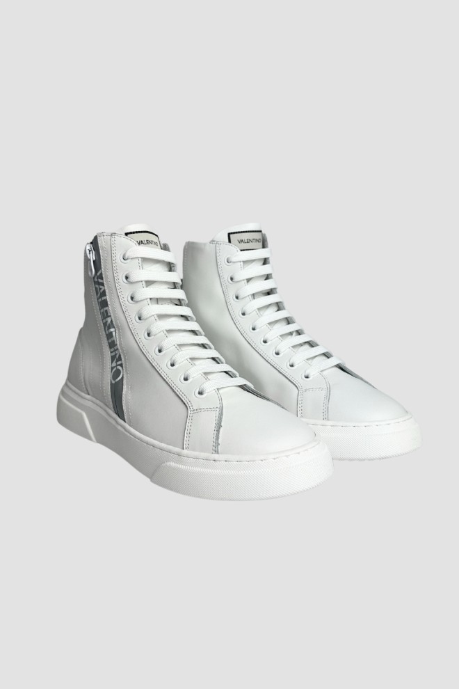 VALENTINO Adidași HIGH-TOP albi