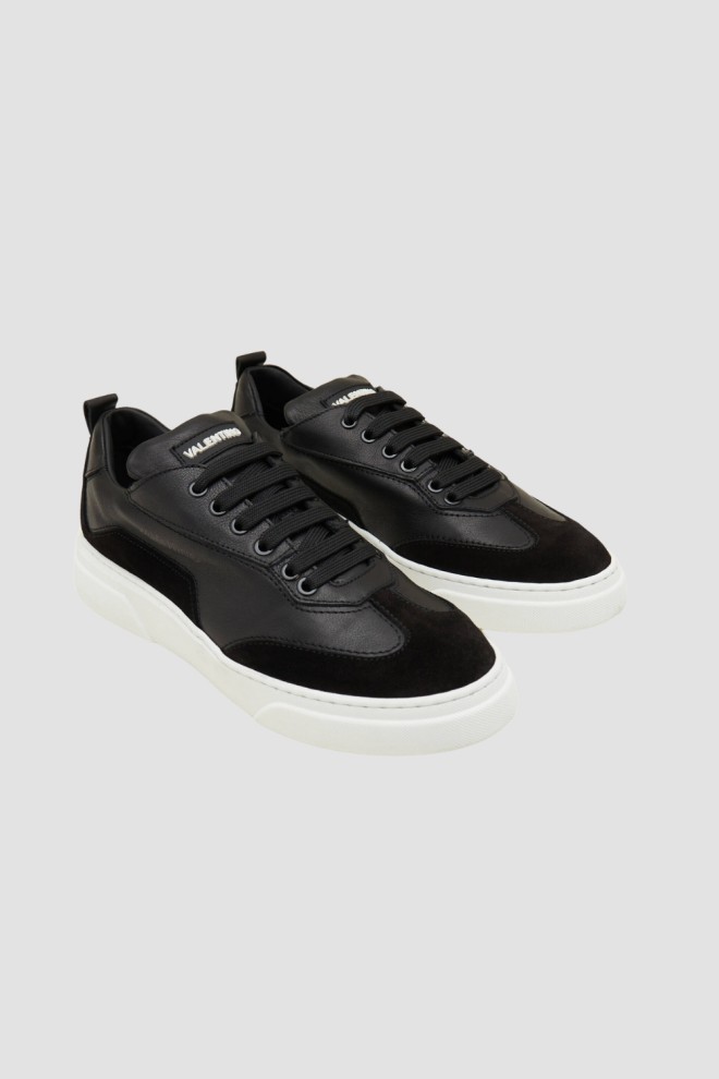 VALENTINO Black Stan S Lace-Up sneakers