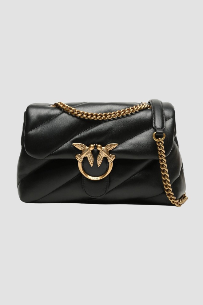 PINKO Black Love Puff Classic CL Handbag