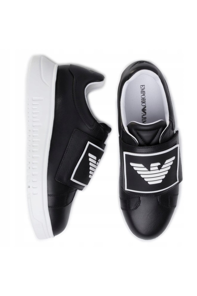 EMPORIO ARMANI Black sneakers