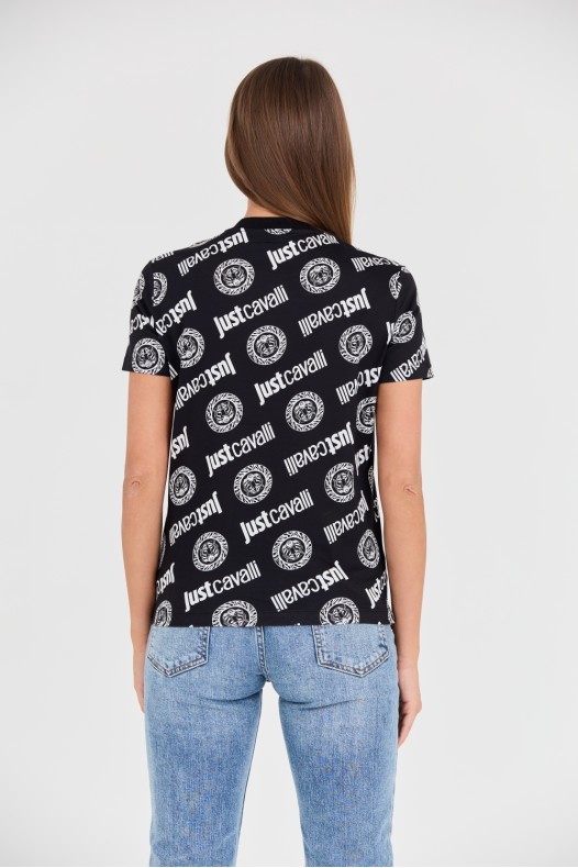 JUST CAVALLI Tricou negru...