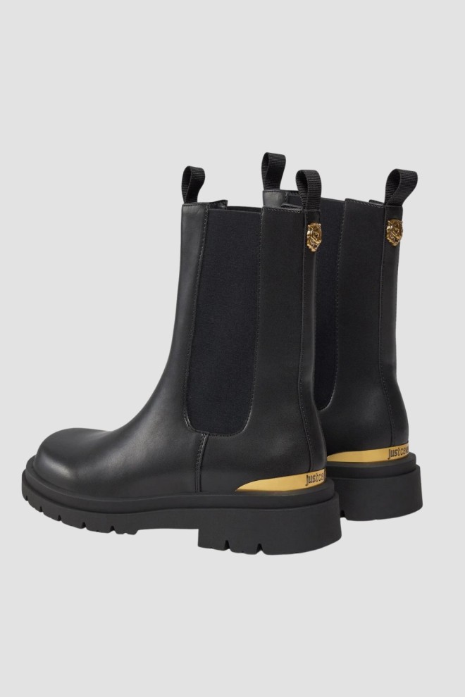 JUST CAVALLI Cizme Fondo Kaili Kombat negru