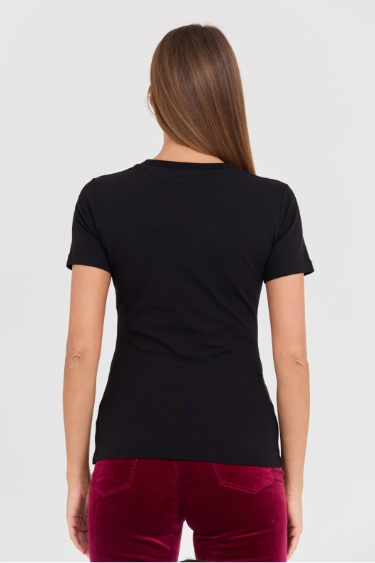 JUST CAVALLI Tricou negru...