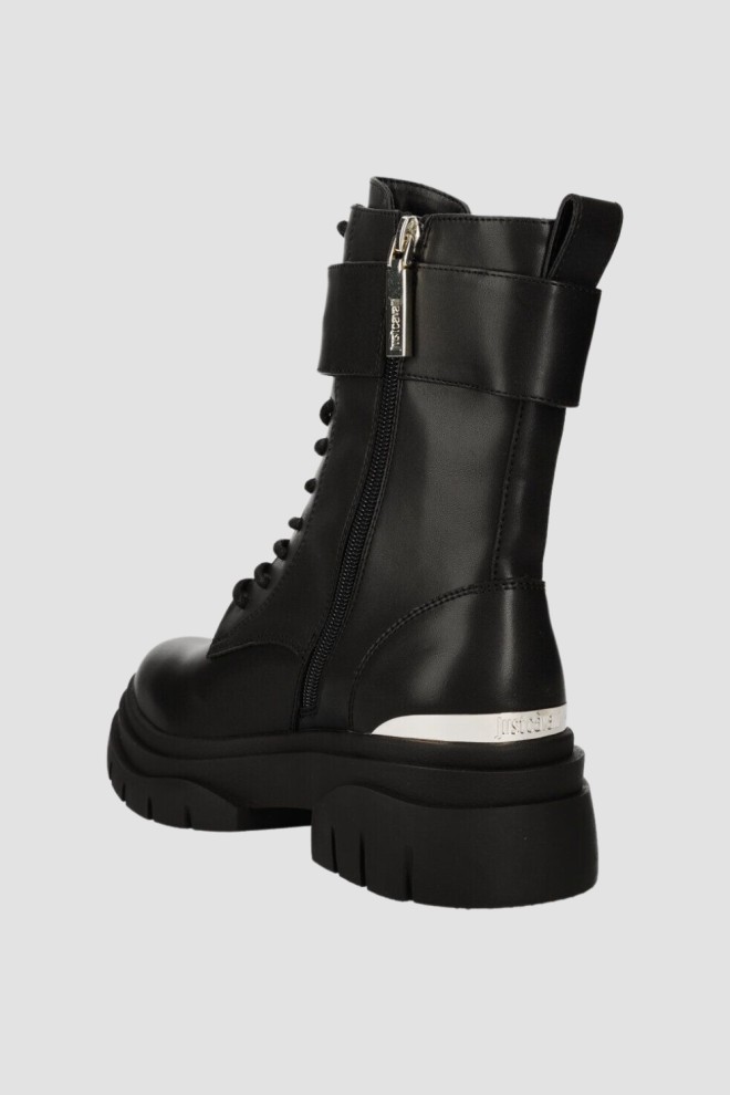 JUST CAVALLI Black Fondo Kani Kombat boots