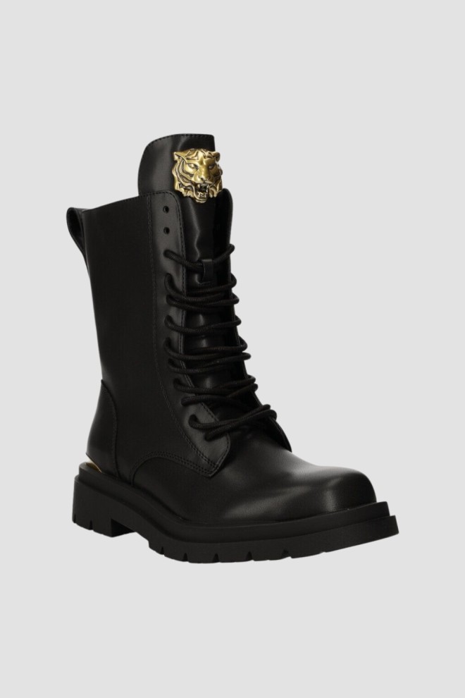 JUST CAVALLI Black Fondo Kaili Kombat boots