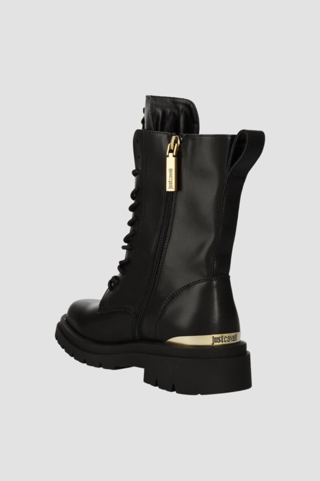 JUST CAVALLI Black Fondo Kaili Kombat boots