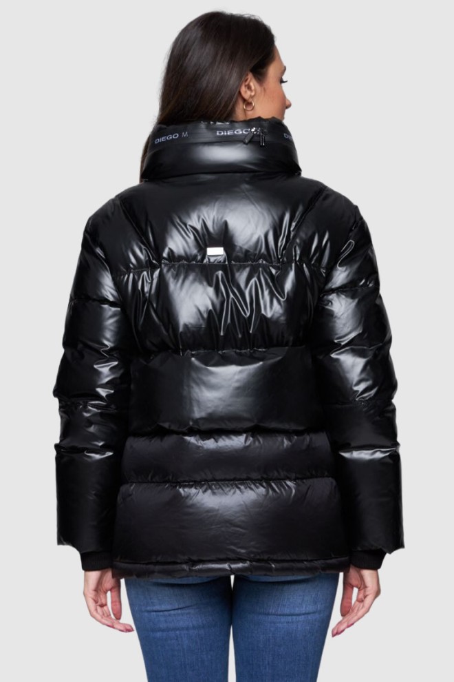 DIEGO M Women's Black Down Jacket