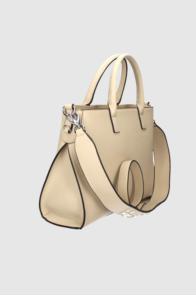 VALENTINO Large beige haggis handbag