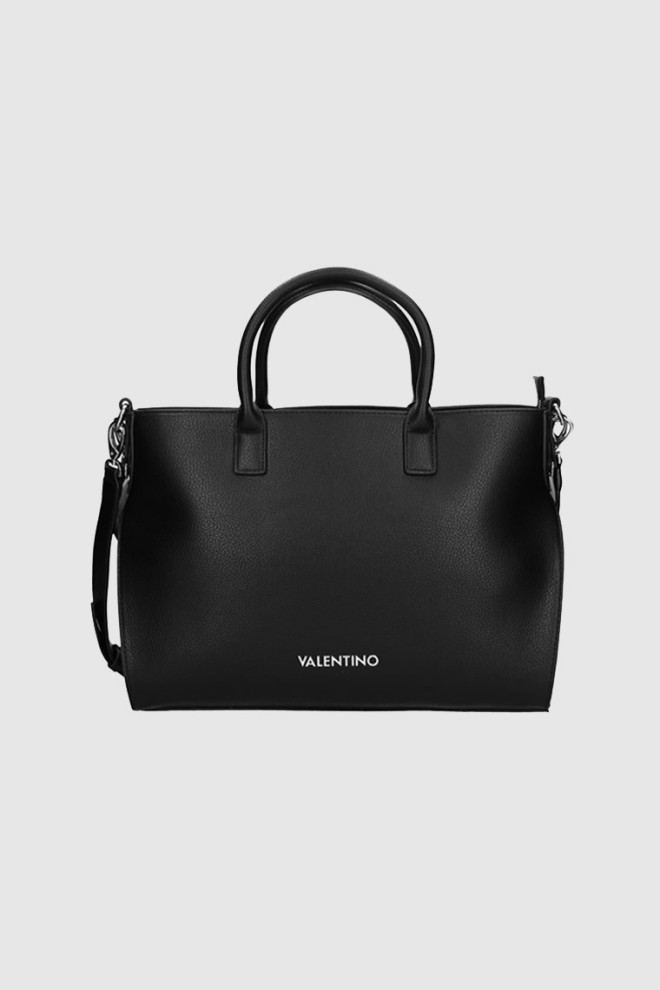 VALENTINO Large black haggis handbag