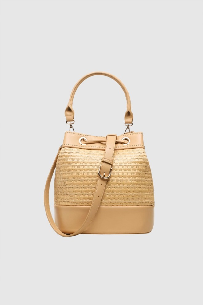 VALENTINO Beige Float Bucket Bag