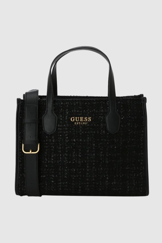 GUESS Black Silvana shopper bag