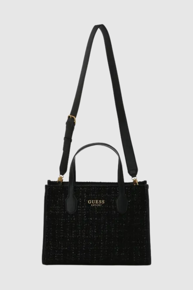 GUESS Black Silvana shopper bag