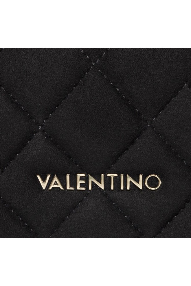 VALENTINO Black quilted soia handbag