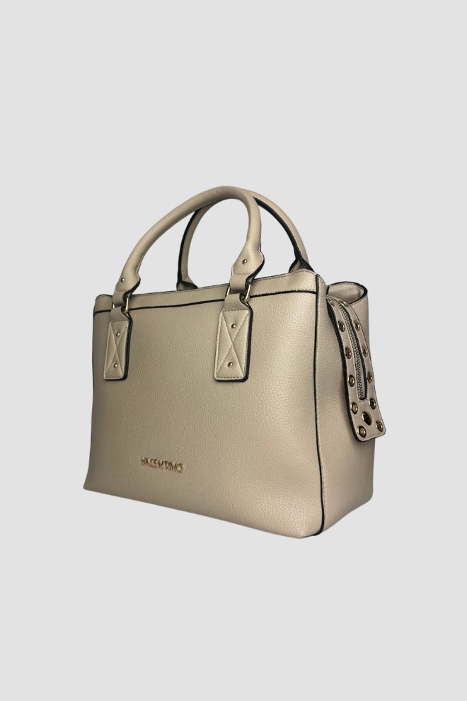 VALENTINO Beige Large Megeve Handbag