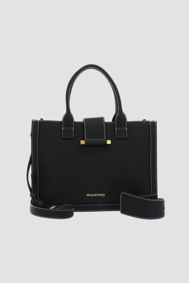 VALENTINO Geantă mare neagră Frosty
