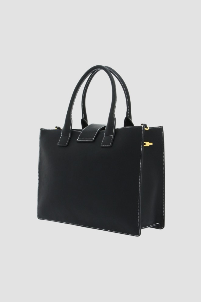 VALENTINO Geantă mare neagră Frosty