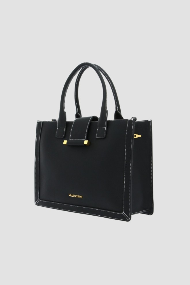 VALENTINO Geantă mare neagră Frosty