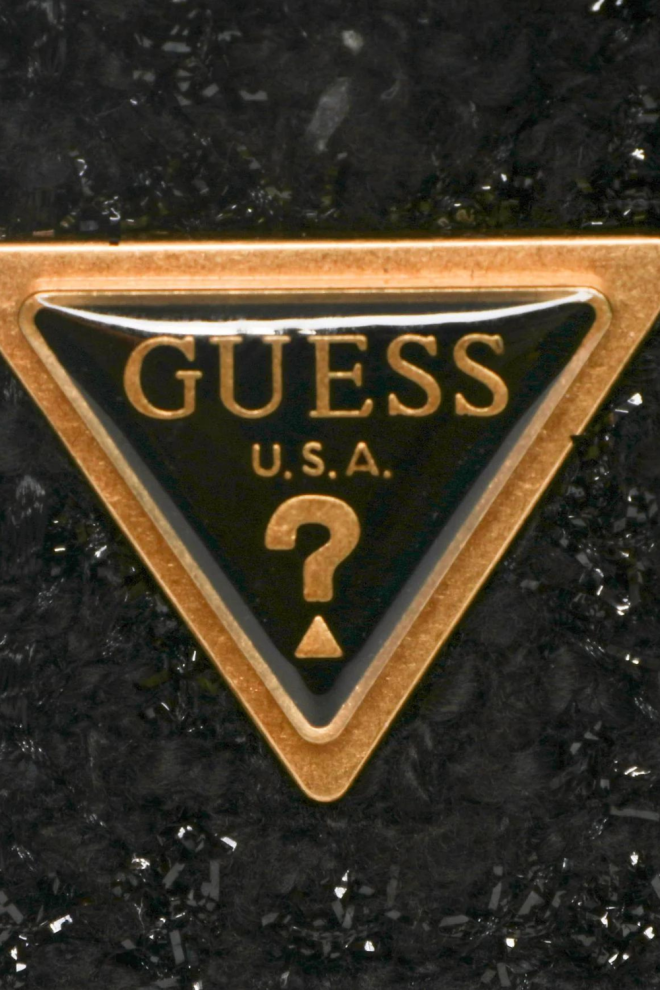 GUESS Black tweed Giully Mini handbag