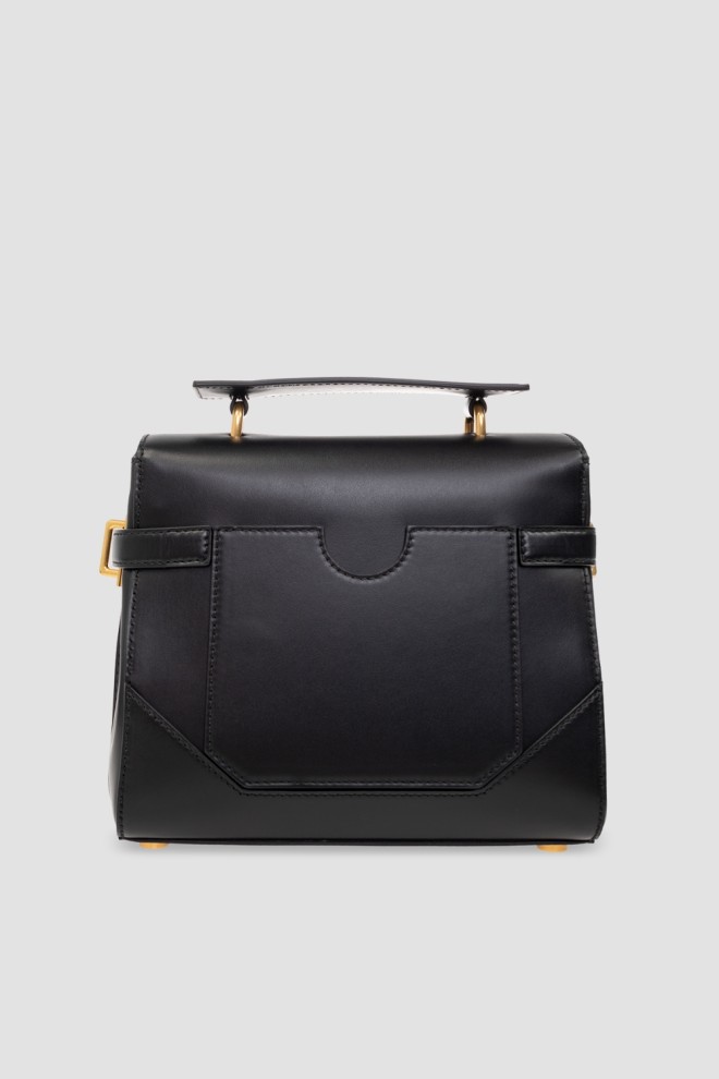 BALMAIN Black Bbuzz 23-calfskin handbag