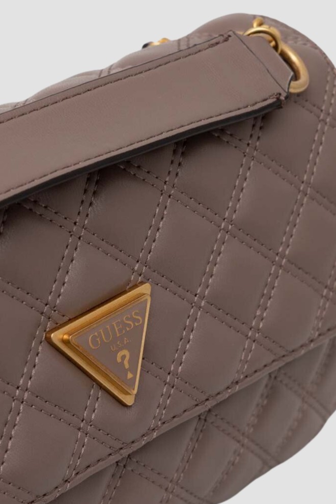 GUESS Geantă de mână în taupe Giully