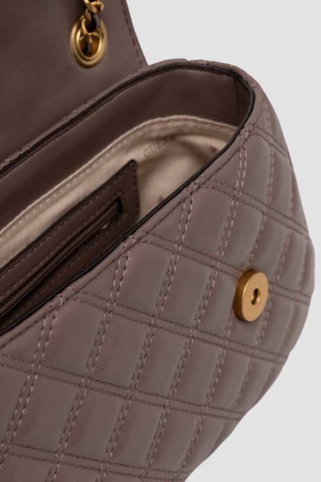 GUESS Geantă de mână în taupe Giully