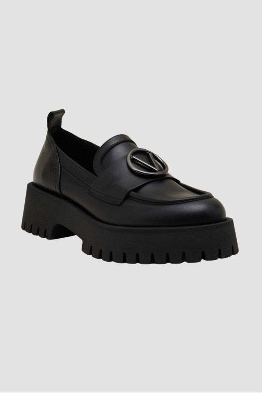 VALENTINO Black Thora loafers