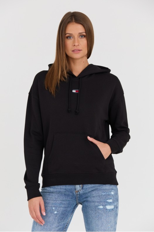 TOMMY JEANS Hanorac negru...