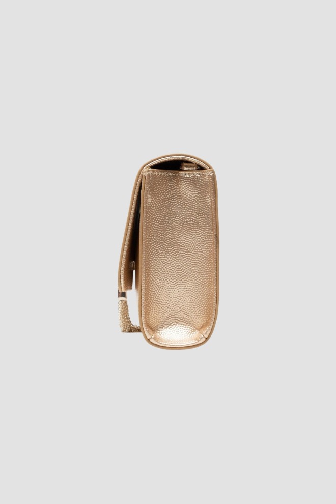 VALENTINO Gold Divina clutch bag
