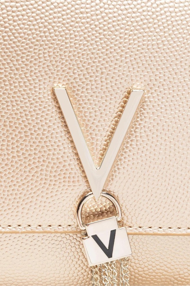 VALENTINO Gold Divina clutch bag
