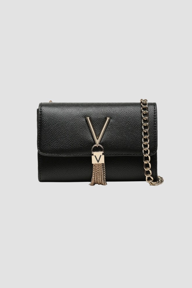 VALENTINO Black Divina clutch bag